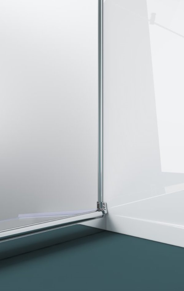 Душевая дверь в нишу ETNA-B-2 130-C-Cr- прозрачное стекло