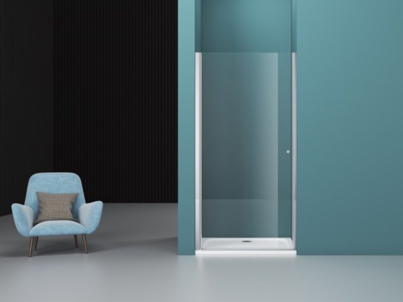 Душевая дверь в нишу ETNA-B-1 90-C-Cr прозрачное стекло