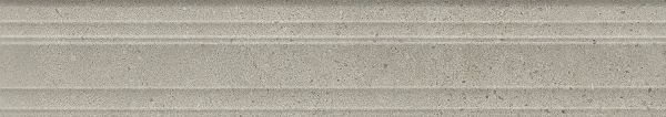 Керамический бордюр Монсеррат BLF007R Багет серый светлый матовый обрезной