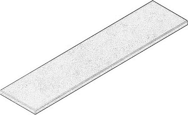 Керамическая ступень Italon Этернум все цвета левая 33х120