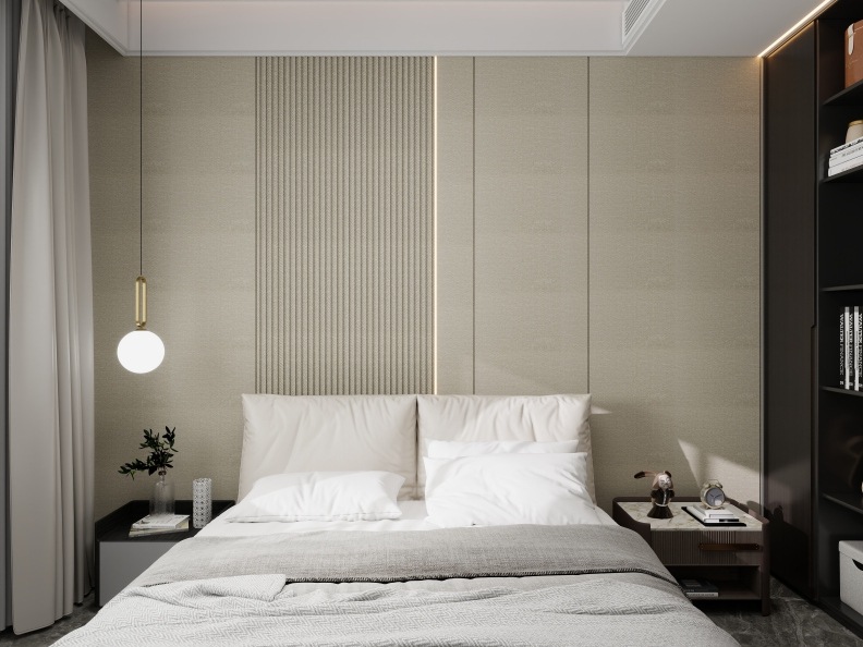 Бамбуковая панель Bonaparte Fabric white carbon matt 1080*2800*8 (1шт.=3,024 кв.м.) connect в Уфе — купить с доставкой | Nova