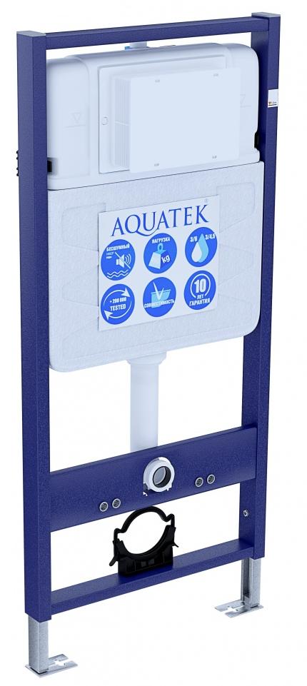 SET AQUATEK БЕТТА (рама AQUATEK Standard INS-0000012(без клавиши и крепежа)+унитаз БЕТТА AQ1253W-00 с тонким сиденьем soft-close в Уфе — купить с доставкой | Nova