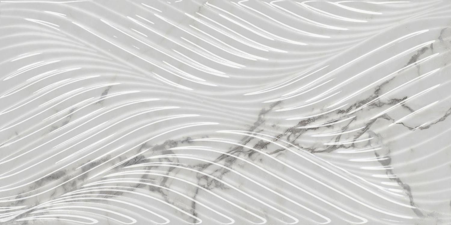 Керамическая плитка Kerama Marazzi 11281R Коррер белый глянцевый структура обрезной 30х60