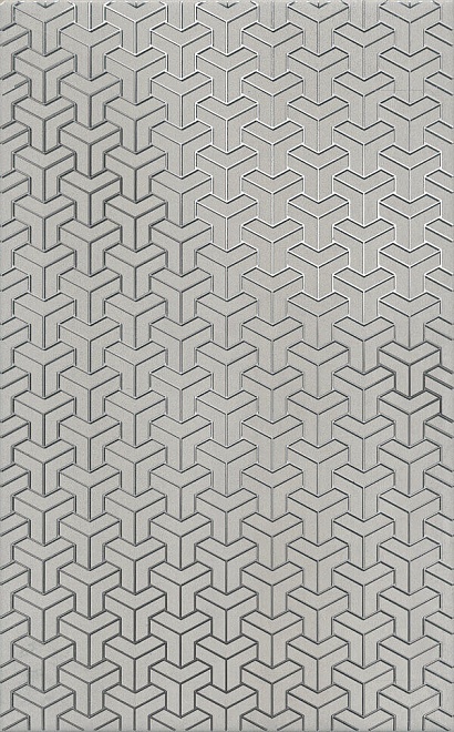 Керамический декор Ломбардиа HGD/B371/6398 серый