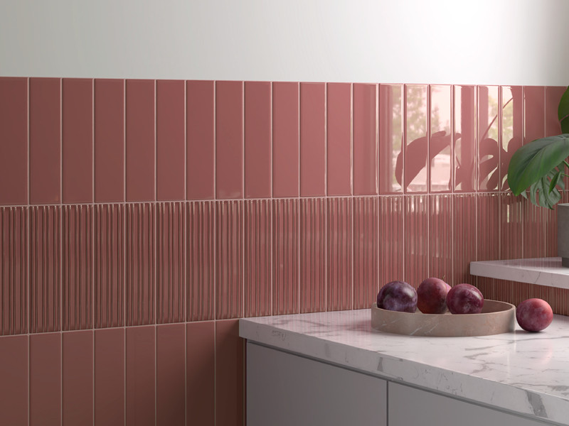 Плитка керамическая настенная 32415 LUMINA RIVIA Rouge 6х24,6 см 32415 в Уфе — купить с доставкой | Nova