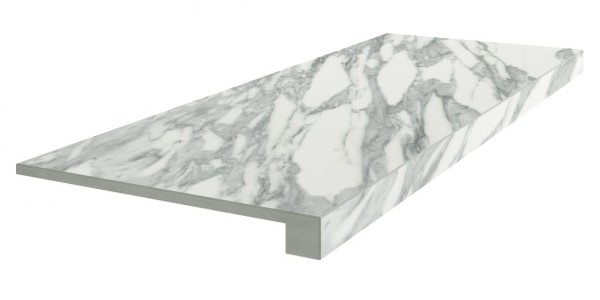 Керамическая ступень Уффици Уайт фронтальная