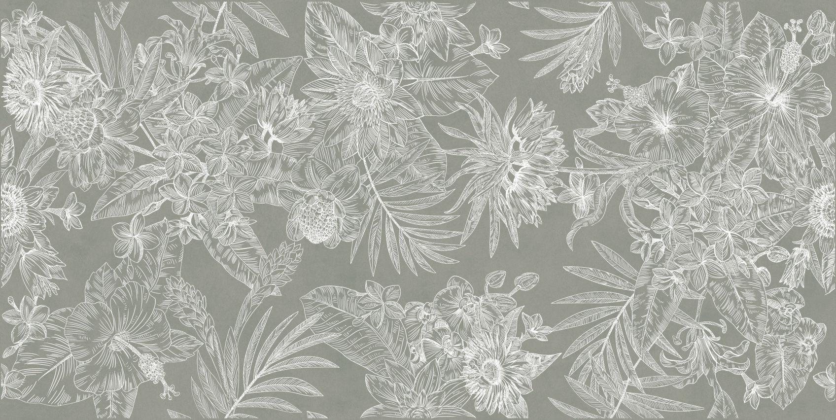 Керамический декор Kerama Marazzi Таделакт зелёный матовый обрезной 60x119.5x0.9