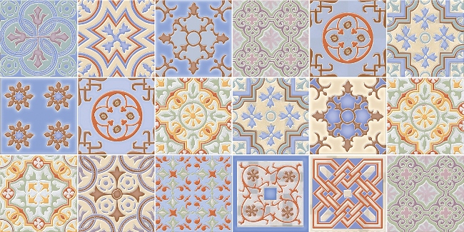 Керамическая плитка Axima Валенсия синий 25x50