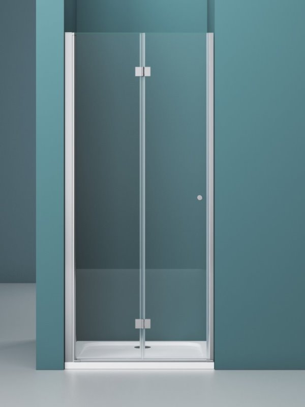 Душевая дверь в нишу ALBANO-BS-12 80-C-Cr прозрачное стекло