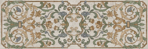 Керамический декор Эвора HGD/A519/13000RL глянцевый обрезной 30х89,5