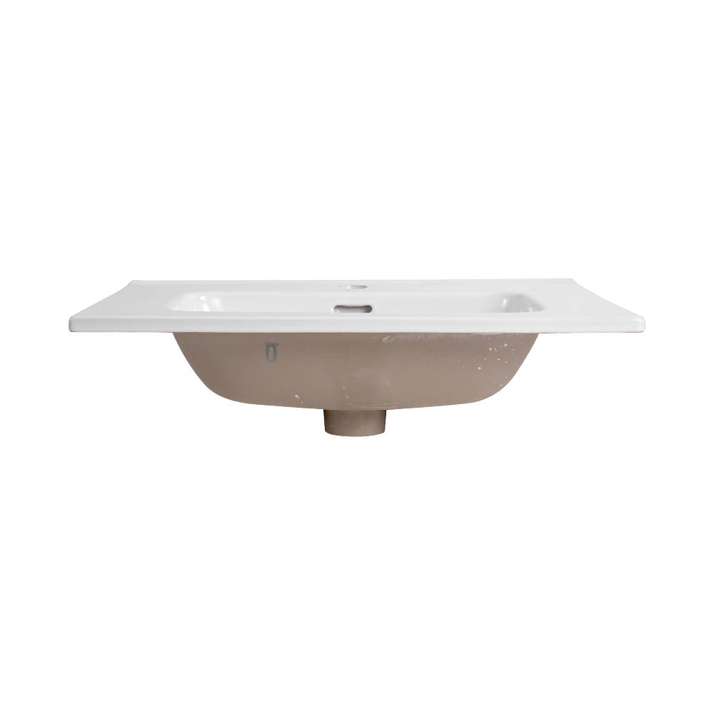Комплект мебели: Тумба AQ70060-LG 60см ВЕГА с раковиной AQ0460-00, 2 ящика, цвет серый туман в Уфе — купить с доставкой | Nova