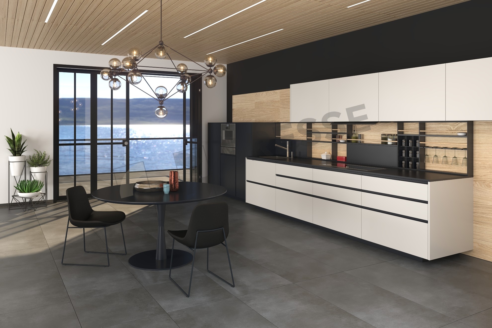 Керамический гранит Gresse GRS06-02 Matera-Pitch серый бетон 1200x600x10