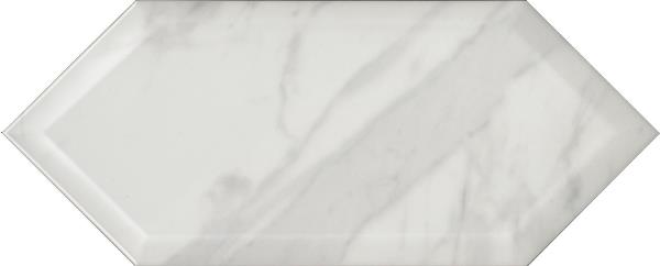 Керамическая плитка Келуш 35009 грань белый глянцевый