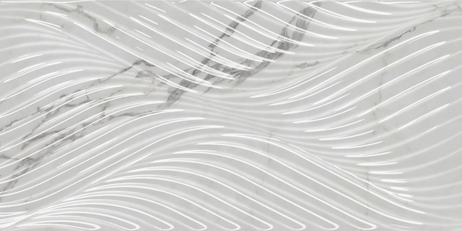 Керамическая плитка Kerama Marazzi 11281R Коррер белый глянцевый структура обрезной 30х60