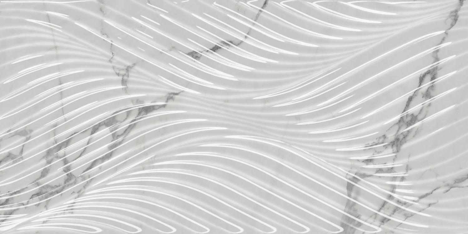 Керамическая плитка Kerama Marazzi 11281R Коррер белый глянцевый структура обрезной 30х60