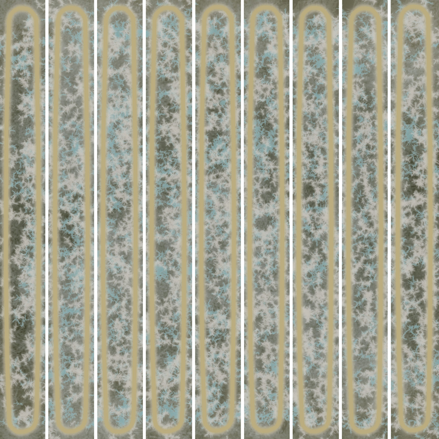 Керамический декор Kerama Marazzi Декор чипсет Далия зеленый светлый глянцевый 20x20