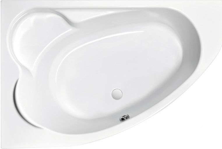 Акриловая асимметричная ванна Kaliope 170 левая