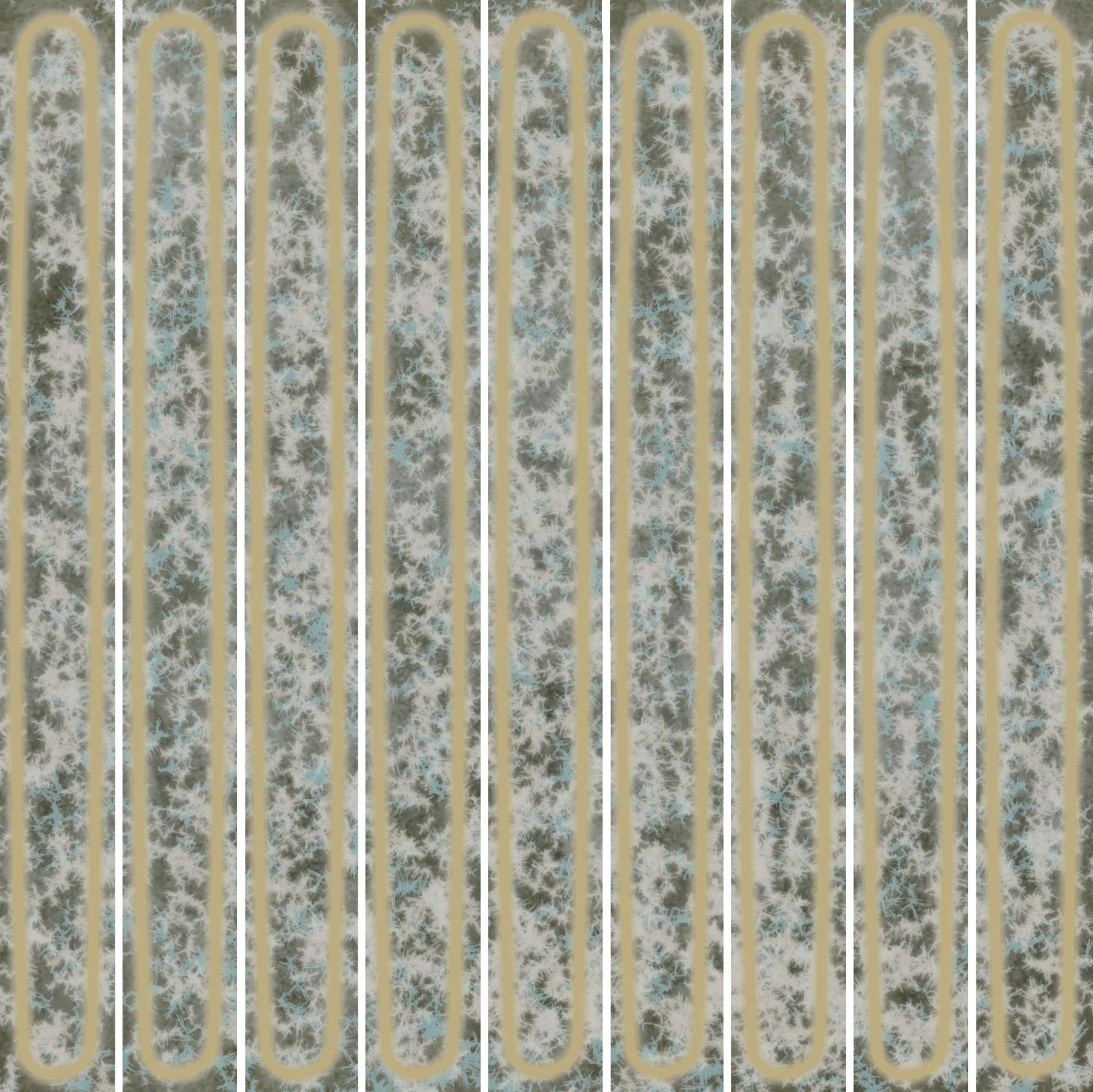 Керамический декор Kerama Marazzi Декор чипсет Далия зеленый светлый глянцевый 20x20
