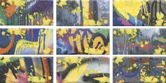 Керамическое панно Граффити OS/A58/9x/19060