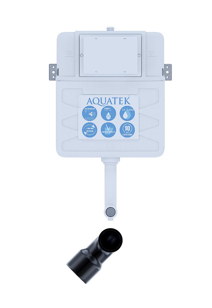 Aquatek Смывной бачок скрытого монтажа для приставных унитазов. в Уфе — купить с доставкой | Nova