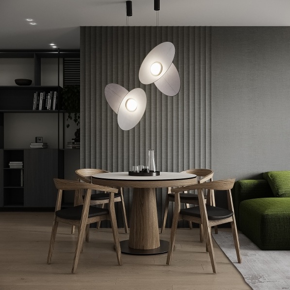 Бамбуковая панель Bonaparte Wool grey carbon matt 1100*2800*8 (1шт.=3,08 кв.м.) no connect в Уфе — купить с доставкой | Nova