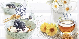 Керамический декор Azori Вог Morning 2 20,1x40,5