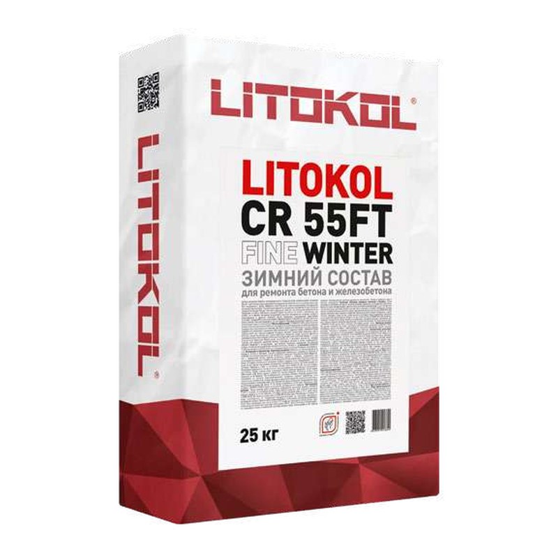 Ремонтная смесь LITOKOL CR 55FT Fine Winter 25 кг в Уфе — купить с доставкой | Nova