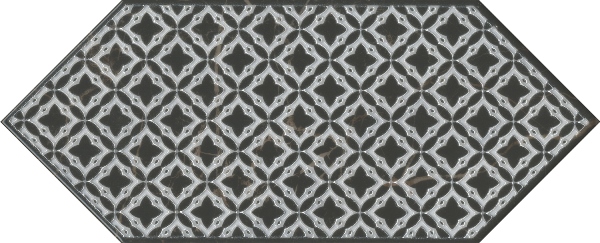 Керамический декор Келуш HGD/A480/35006 1 черно-белый