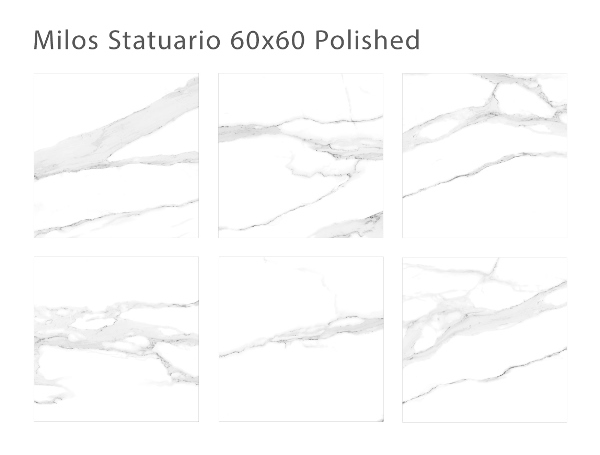 Керамический гранит Milos Statuario Polished 60x60