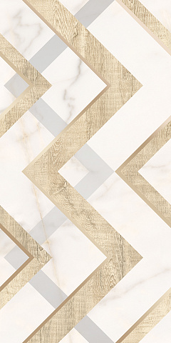 Керамический декор Azori Apulia Oro Geometria 315x630