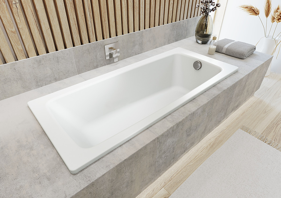 Ванна Cayono Мод.749 170х70x41 белый + easy-clean в Уфе — купить с доставкой | Nova