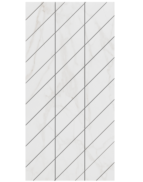 Фальшмозаика Estima Supreme SM02 Corner 30x60 Полированная (правый)