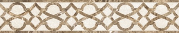 Керамический бордюр Глория бежевый 01