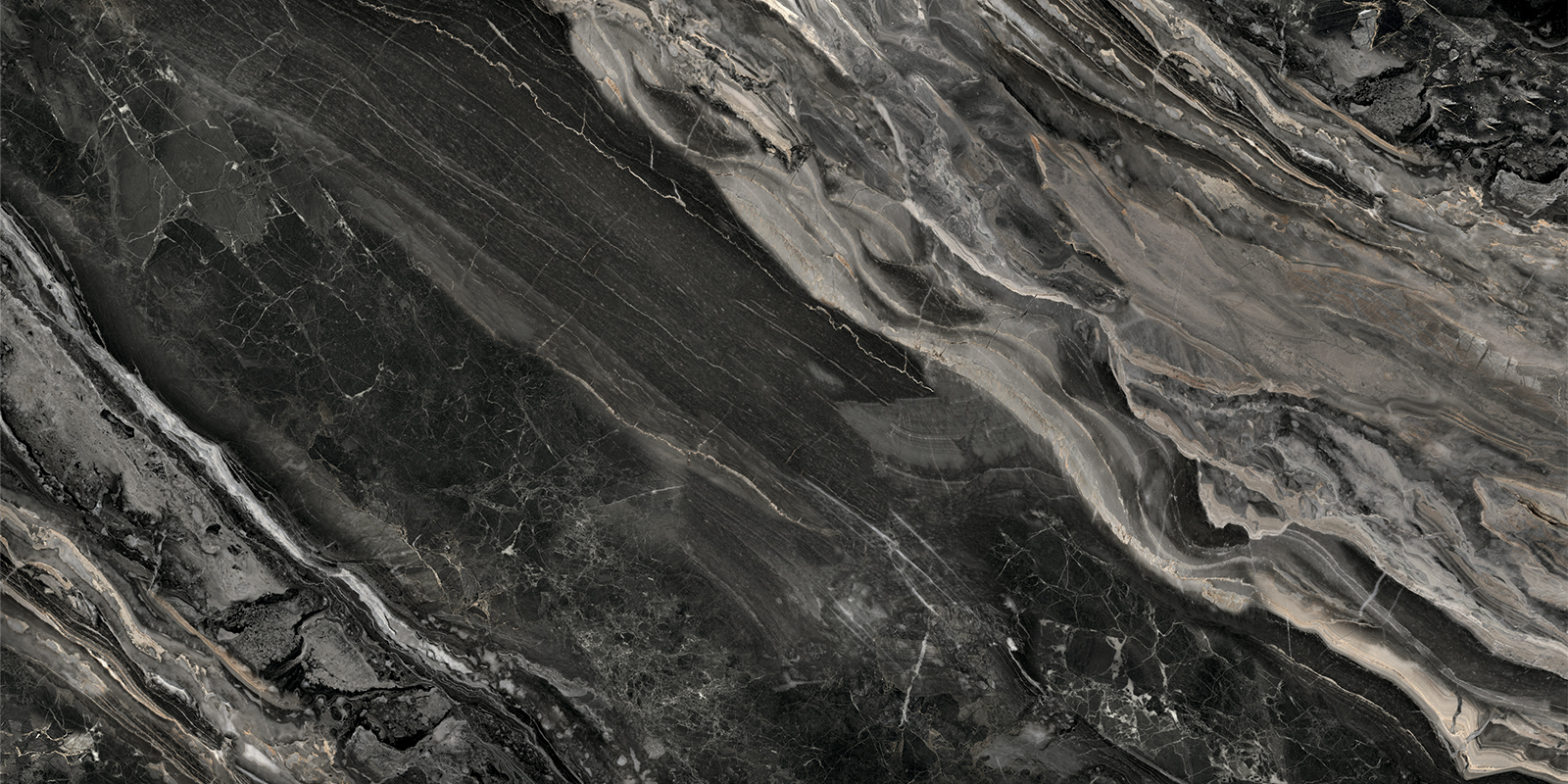 Керамический гранит Artkera Group Karpaty Marble black полированная 60х120 60120KRT99P в Уфе — купить с доставкой | Nova