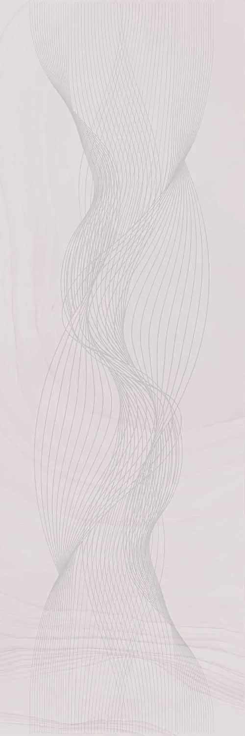 Керамический декор Kerama Marazzi Веро розовый светлый глянцевый обрезной 40х120