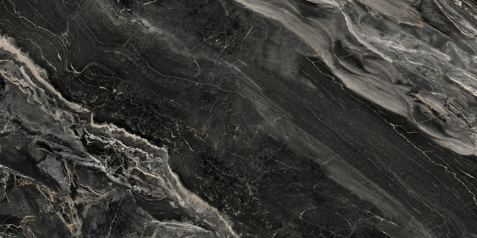 Керамический гранит Artkera Group Karpaty Marble black полированная 60х120 60120KRT99P в Уфе — купить с доставкой | Nova