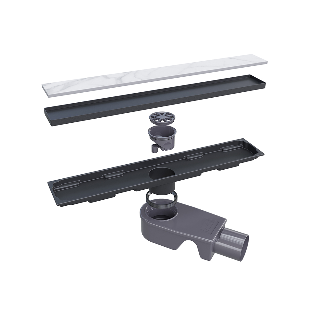 Душевой трап линейный RGW SDR-22B  400 мм