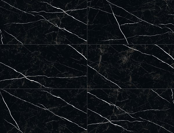 Керамический гранит Nero Marquina High Gloss 60x120