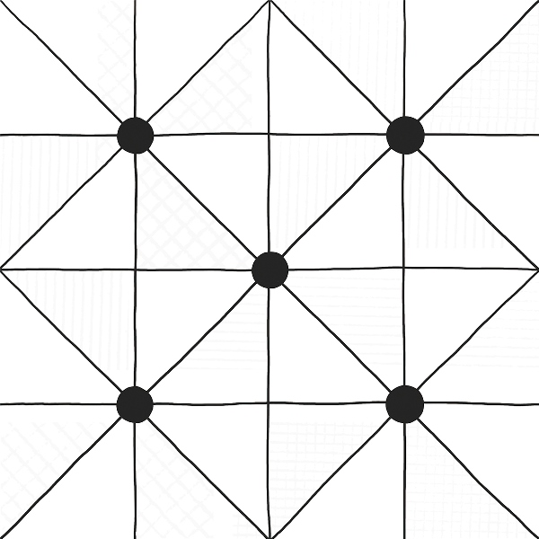 Керамический гранит Lasselsberger Ceramics декор Домино 6032-0434 30х30 геометрия