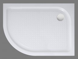 Акриловый поддон Belbagno 100х80 см левый TRAY-BB-RH-100/80-15-W-L