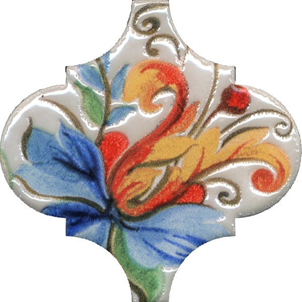 Керамический декор Kerama Marazzi Арабески Тоскана VT\A580\65000 4 глянцевый 6,5x6,5