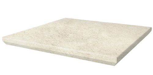 Ступень Scandiano Beige Kapinos Stopnica Narożna угловая с капиносом структура