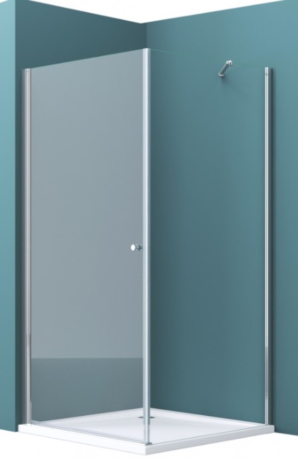Душевой уголок ETNA-A-1 90х90-C-Cr прозрачное стекло