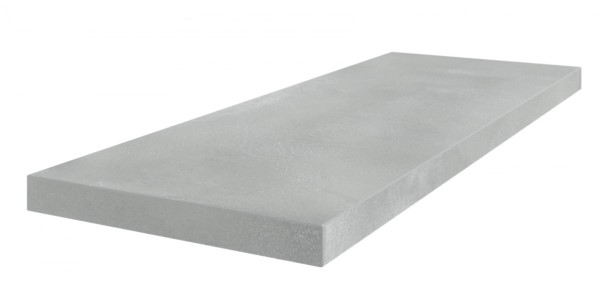 Керамическая ступень Линате Грэй угловая правая