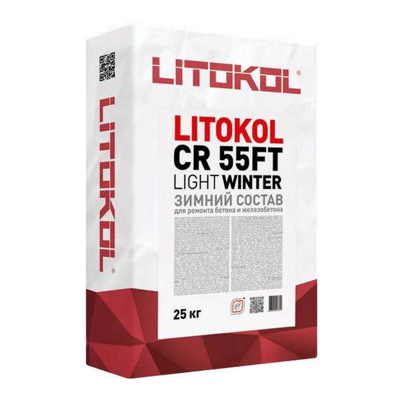 Ремонтная смесь LITOKOL CR 55FT Light Winter 25 кг в Уфе — купить с доставкой | Nova
