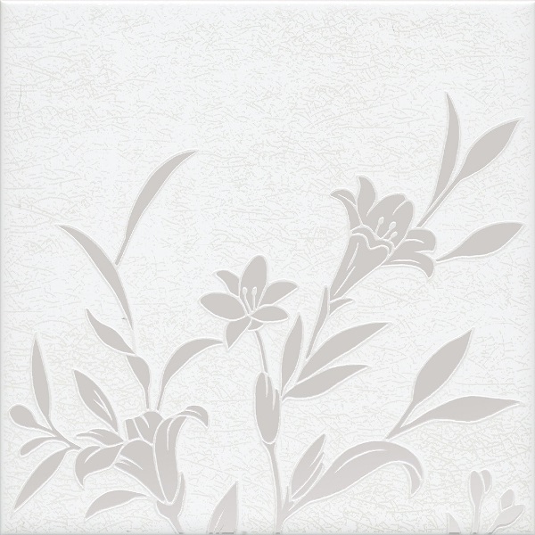 Керамический декор Барберино HGD\A569\5155 5 белый глянцевый