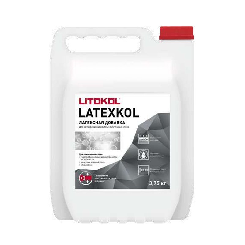 Латексная добавка для плиточного клея LATEXKOL 3,75 кг в Уфе — купить с доставкой | Nova