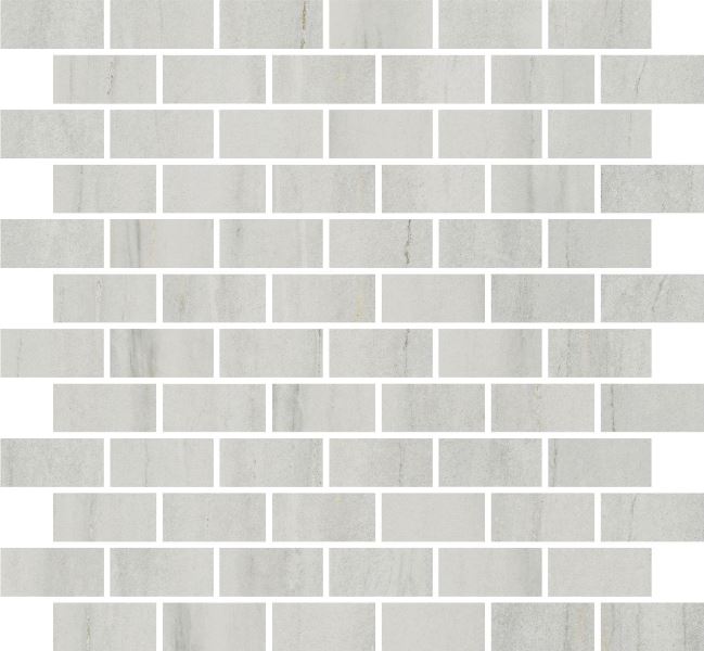 Керамический декор Белем MM13119 мозаичный серый светлый глянцевый