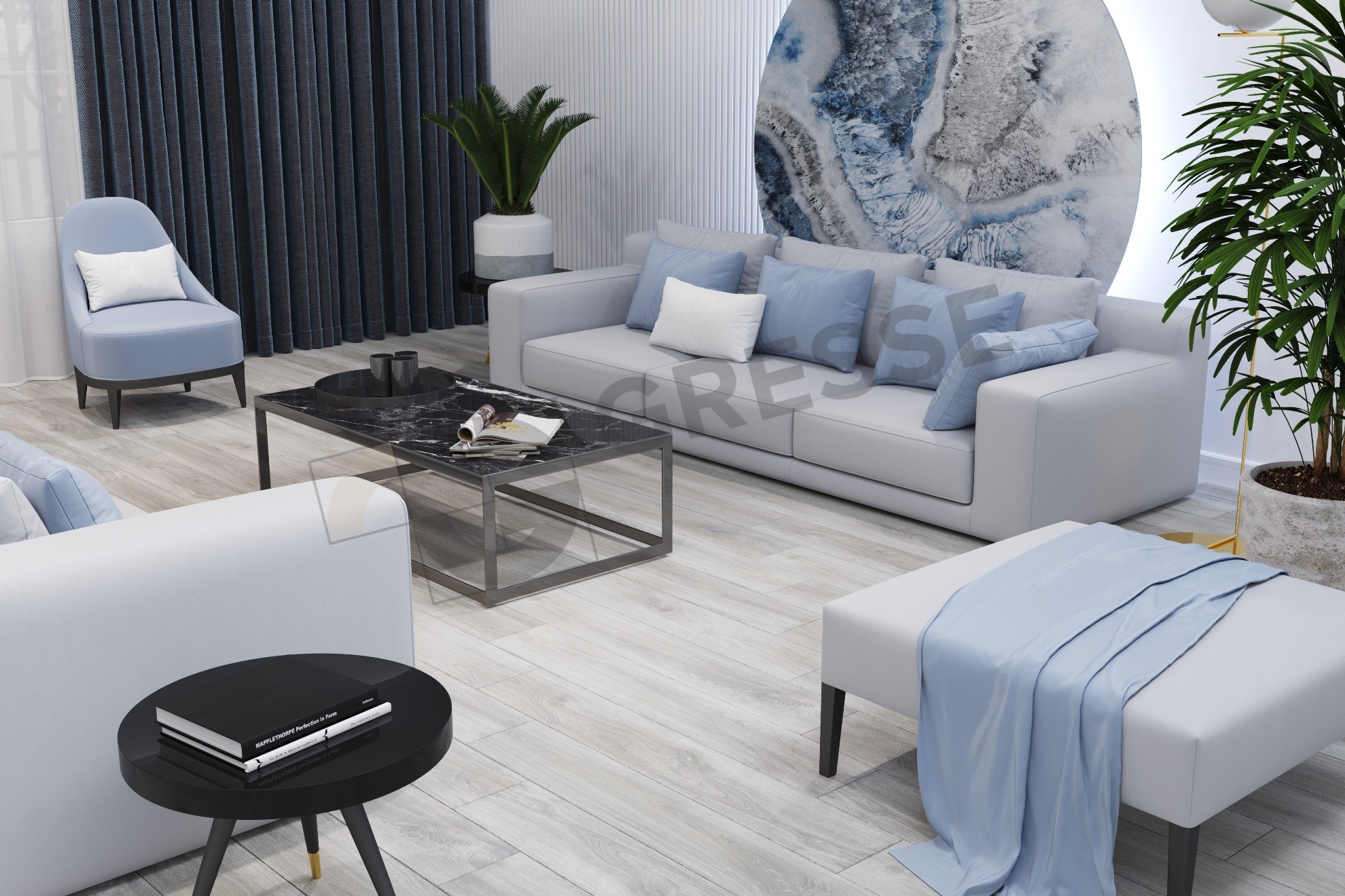 Керамический гранит Gresse GRS11-19S Ajanta-Acacia акация 1200x200x10