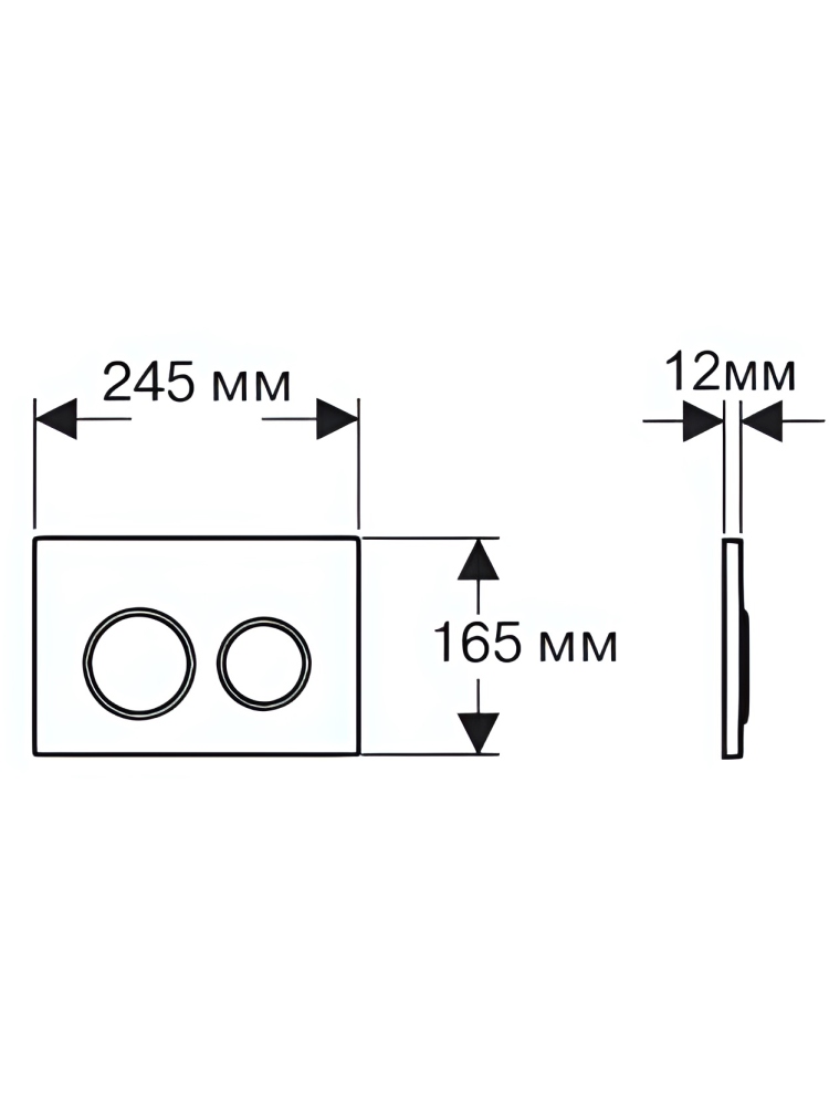 SET AQUATEK ЕВРОПА T KDI19 (рама AQUATEK Standard INS-0000012 с клавишей KDI-0000019 и крепежом KKI-0000002+унитаз AQ1900T-00 с тонким сиденьем sc) в Уфе — купить с доставкой | Nova
